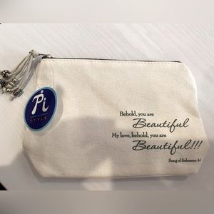 NWT!! Makeup bag with Song of Solomon 4:1